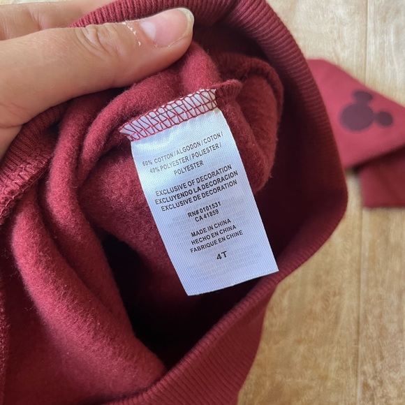 Disney | NWOT Mickey Patch Sweatshirt - Picture 4 of 6